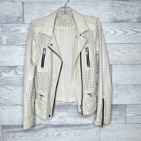 IRO Perforated Leather Jacket - Picture 2 of 10